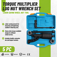 Clé multiplicatrice de couple pour écrous de roue de camion, outil de démontage robuste et économique en termes de travail, avec douilles de 21, 33, 38, 41 mm