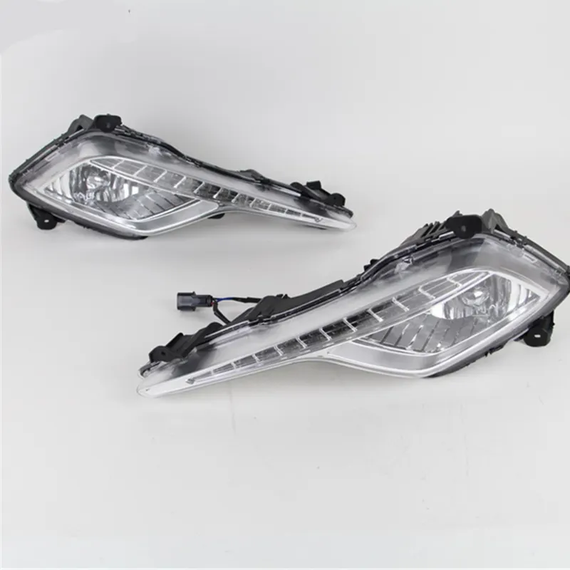 LED DRL Daytime Running Light Fog Light Replacement Assembly Hit For Hyundai Sonata 8 2013 - 2014 Replacement