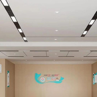 Plafond en panneaux alvéolaires en aluminium sur mesure pour toute la maison, matériau de plafond intégré pour salon, cuisine, salle de bain, balcon