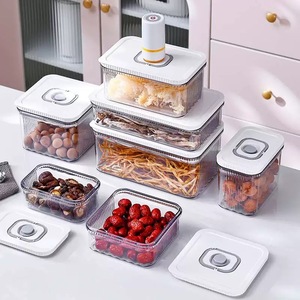 Conteneurs de conservation des aliments sous vide avec pompe à vide, étanches et anti-fuites, pour préparer les repas, conservent la fraîcheur jusqu'à 5 fois plus longtemps - Product Image 1