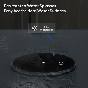 Phổ điện ẩn ổ cắm nhà bếp đảo văn phòng máy tính để bàn <span class=keywords><strong>Pop</strong></span> Ổ cắm thông minh khí nén nâng ổ cắm 3 AC sạc không dây - Product Image 3