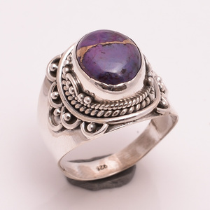 Women's Fashion Unique Design 925 Sterling Silver Fine <b>Rings</b> Natural <b>Labradorite</b> Gemstone Jewelry Exporter - Product Image 2