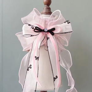 Hot Selling Bowknot Luxury Pet Princess Dress Elegant Multi Color Cute Dog <b>Clothes</b> - Product Image 6