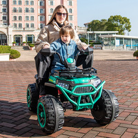 Vente en gros 12V voiture électrique à quatre roues pour enfants tout-terrain ATV double face en plastique jouet poussette télécommande pour