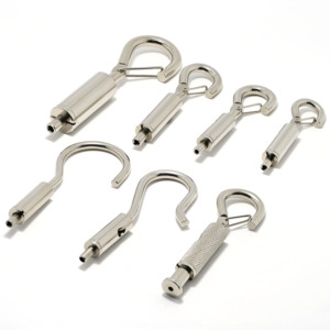 Clips de rangement de câbles réglables Pince de fixation en boucle en acier Kits de suspension d'éclairage pour panneau solaire Matériel de gestion des fils - Product Image 3