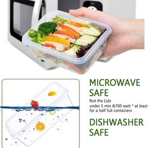 Vente en gros 24pcs Ensemble Pliable Double <span class=keywords><strong>Porte</strong></span> Ouverte Pp En Plastique Boîte De Rangement Pliable Et Bacs Conteneurs D'emballage Alimentaire - Product Image 4