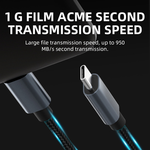 Cable <span class=keywords><strong>USB</strong></span> <span class=keywords><strong>C</strong></span> Trenzado de Nailon de 1M, Popular, con Entrega de Energía de 100W, Carga Rápida PD y Transmisión Estable para Smartphone y Switch - Product Image 2
