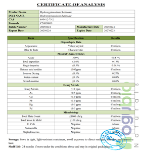 Kosmetik kelas murni 98% HPR Powder bubuk Retinoate CAS 893412-73-2 bedak kuning - Product Image 3