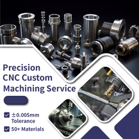Componentes de Precisión, Mecanizado Multietapa con Procesamiento Combinado de Torneado y Fresado, Kit de Piezas Metálicas, Mecanizado CNC No Estándar