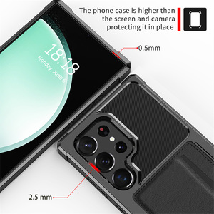 <span class=keywords><strong>เคส</strong></span>กระเป๋าสตางค์หนัง PU ดูดซับแม่เหล็กสุดหรูสำหรับ Samsung Galaxy S25 S24 S23 S24อัลตร้า FE + S23 + ที่ใส่บัตรฝาพับ - Product Image 3
