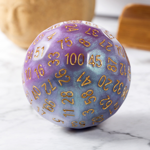 Dado de resina de 50 mm con diseño de conejo, 100 caras, D100, dados poliédricos para juegos de rol, para <span class=keywords><strong>Dungeons</strong></span> & Dragons, venta al por mayor - Product Image 6