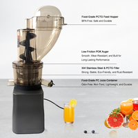 Commerciële slowjuicer, originele multifunctionele sapcentrifuge, fruit- en groentesapcentrifuge, spiraalvormige sapcentrifuge