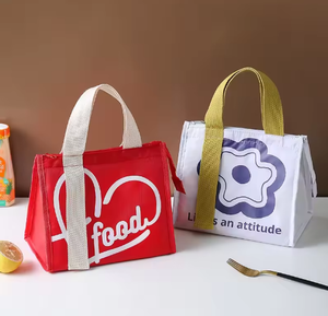 Sacs à lunch isothermes en polyester imperméable personnalisés en gros, sacs de livraison de repas tendance, sacs isothermes pour pique-nique - Product Image 4