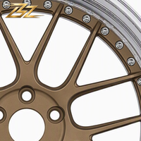 Jantes de voiture forgées en deux parties BZ Factory Direct Deep Dish pour véhicules de tourisme 18x9.0 19x9.5 20x10.5 5x114.3 5x120 ET35