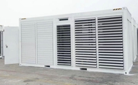 Volets de ventilation horizontaux en alliage d'aluminium YASHO au design moderne pour postes de transformation d'usines électriques et groupes électrogènes, garantie 5 ans