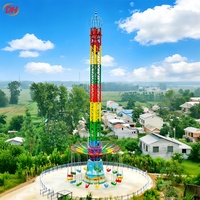 Manège à chute libre mini pour parc d'attractions, équipement de divertissement, machine de jeux de carnaval à vendre