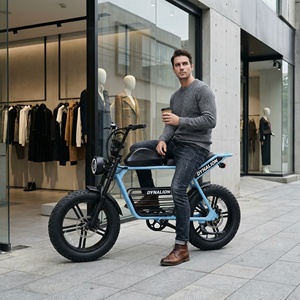 Vélo électrique haute vitesse 20 pouces avec écran LCD, E-cycle Scrambler à pneus larges pour les trajets rapides en ville et les loisirs - Product Image 5