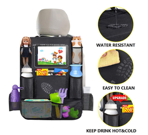 Organizador de asiento trasero de coche de tela Oxford moderno, bolsa de almacenamiento para organizar juguetes y artículos diversos para niños - Product Image 5