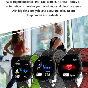 119 più BT Astuto Della Vigilanza Degli Uomini di Pressione Sanguigna Donne Della Vigilanza di Sport Tracker WhatsApp <span class=keywords><strong>Smartwatch</strong></span> Per Android <span class=keywords><strong>Ios</strong></span> - Product Image 4
