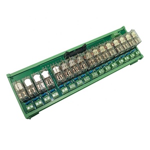 Módulo de relé de terminal de salida de tipo europeo GINRI/24VDC Conector IDC/MIL de 20 pines de 16 canales - Product Image 1