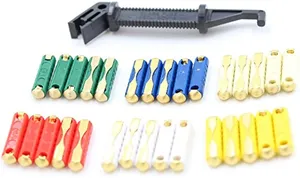 30PCS 자동차 퓨즈 토르피도 퓨즈 세트 5A 8A 16A 20A 25A 30A + 1PCS 퓨즈 클립 블랙 - Product Image 3