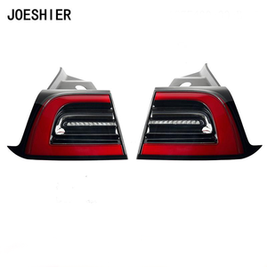 Accesorios para autos JOESHIER, luz trasera exterior para Tesla M3 2017-2020, conjunto de faros delanteros, luz diurna LED, lente de faro. - Product Image 2