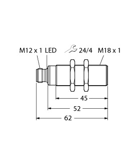 เซ็นเซอร์อัลตราโซนิก MS-Turck RU50U-S18-AP8X-H1141 100000746 รุ่น S18 ระยะตรวจจับ 50 ซม. PNP ของแท้ แบรนด์ใหม่ มีสินค้าในสต็อก - Product Image 2
