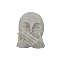 Cadeaux créatifs Sculpture en résine No See No Speak No Hear Figurine pour la décoration intérieure