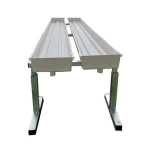 Système hydroponique pour fraises, tomates, œufs, melons, poivrons, avec système de gouttières pour substrat - Product Image 2