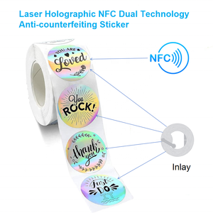 Tùy chỉnh Hologram <span class=keywords><strong>NFC</strong></span> sticker Vòng chống hàng giả RFID <span class=keywords><strong>NFC</strong></span> <span class=keywords><strong>Tag</strong></span> - Product Image 3