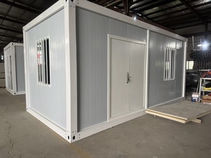 Portable 20ft & 40ft <span class=keywords><strong>Maison</strong></span> de Conteneur en Acier Préfabriquée Contemporaine Mini Villa Bureau à Domicile Hôtel Boutique 2-3 Salles de Bains pour Parcs - Product Image 4