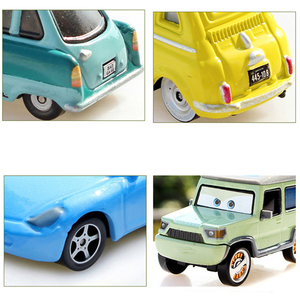 Cars Scala 1:55 Modellino Auto per Bambini in Lega Metallica e Plastica a Iniezione con Personaggi Saetta, Cricchetto, Jackson Storm, The King Idea Regalo - Product Image 6