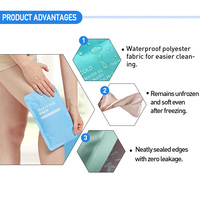 Haute qualité ODM glace chaude compresse Gel glace chaud froid Pack réutilisable thérapie chaude et froide Gel Wrap soutien récupération des blessures