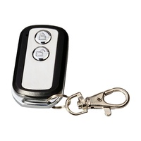 Télécommande RF YET016 à code d'apprentissage pour puce EV 1527 avec porte-clés métallique
