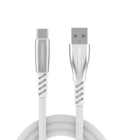 Nuevo Modelo OEM, Cable Tipo-C de TPE, Carga Rápida de 3A, Cubierta de Silicona Ecológica de Cobre Puro para PC, Teléfono Móvil y Cámara