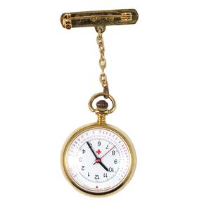 간호사 시계 운동 시계 포켓 금속 일본 유리 합금 스테인레스 스틸 유니섹스 미miyota 라운드 쿼츠 시계 - Product Image 1