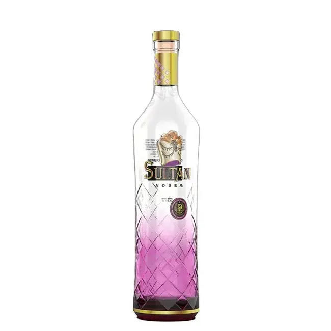 Empty Round Glass Liquor Wine Whisky Vodka Tequila Bottles With Cork Lids In Sizes 500ml 750ml
