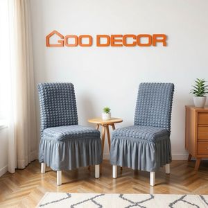 Grossiste Housse de chaise à bulles Protection de chaise Soft Touch Extensible Lavable Anti-poussière Anti-rayures Qualité supérieure - Product Image 4