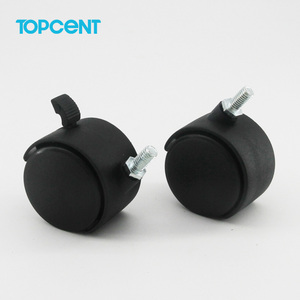 TOPCENT 新品上市 <span class=keywords><strong>75mm</strong></span> 家具抽屉储物柜金属移动底座脚轮 - Product Image 2
