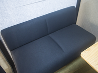 Cabine téléphonique de bureau insonorisée pour 4 à 6 personnes, salle de réunion acoustique à structure en aluminium