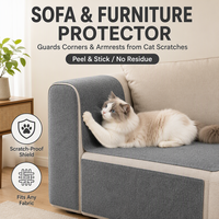Tapis à gratter auto-adhésif pour chat, protège-meubles canapé, tapis côtelé à coller pour porte et canapé
