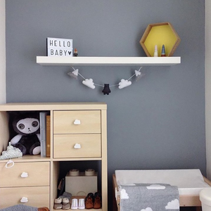 Guirnalda de nubes de fieltro personalizada, cartel de fiesta, decoración de pared colgante para habitación de niños y guardería - Product Image 4