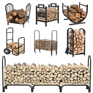 <span class=keywords><strong>Chariot</strong></span> à bûches à <span class=keywords><strong>bois</strong></span> pour extérieur et intérieur pour ensembles et accessoires de cheminée - Product Image 6
