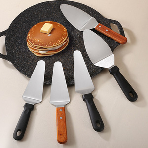 Ensemble de spatules à gâteau en acier inoxydable, 5 pièces, outils de pâtisserie, retourneur à pizza et à fromage, ustensiles de cuisine durables pour la pâtisserie - Product Image 1