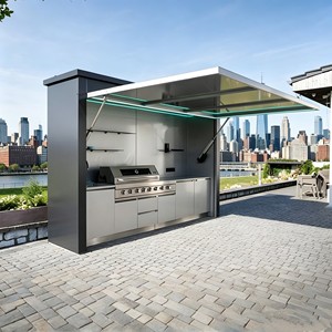 Cucina Esterna <span class=keywords><strong>Economica</strong></span> Personalizzata con Armadio per Esterni - Product Image 4