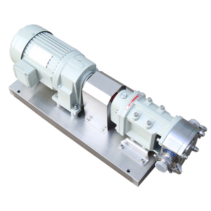 Stainless Steel <b>Syrup</b> Cam <b>Pump</b> Rubber Lobe <b>Pump</b> Sanitary Ice Cream Rotor <b>Pump</b> - Product Image 1