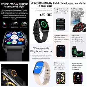 HK95 Smart Watch AMOLED 1.95 Inch 410*502 HD Screen AI Voice Assistant BT Call Sports Fitness Tracker Bracelet Smart Watch - Product Image 5