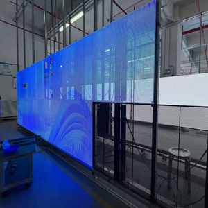 Pantalla LED Transparente de Alta Luminosidad para Cortinas Inteligentes, Pantalla LED Profesional Delgada para Publicidad en Exteriores - Product Image 5