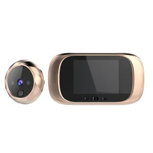 Caméra vidéo de sécurité pour porte d'entrée d'appartement caméra ip wifi visionneuse de porte numérique judas pour porte