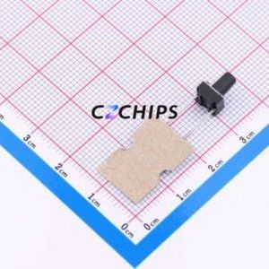 TSB06153-090B331BA-L2000 Tactile Switch Through hole,6.1x6.1mm Switch Single Pole Single Throw Round Button 1.8N 6.1mm - Product Image 2